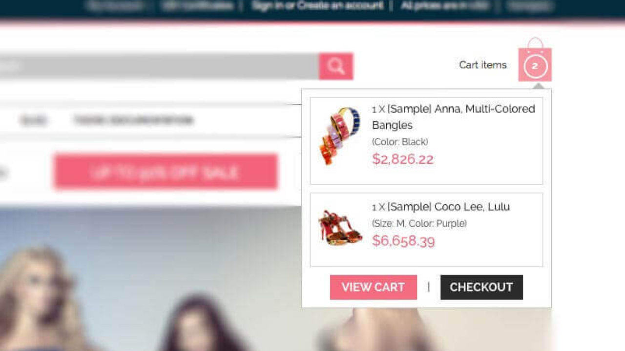 How do I show total price in header cart icon in BigCommerce - Dit India