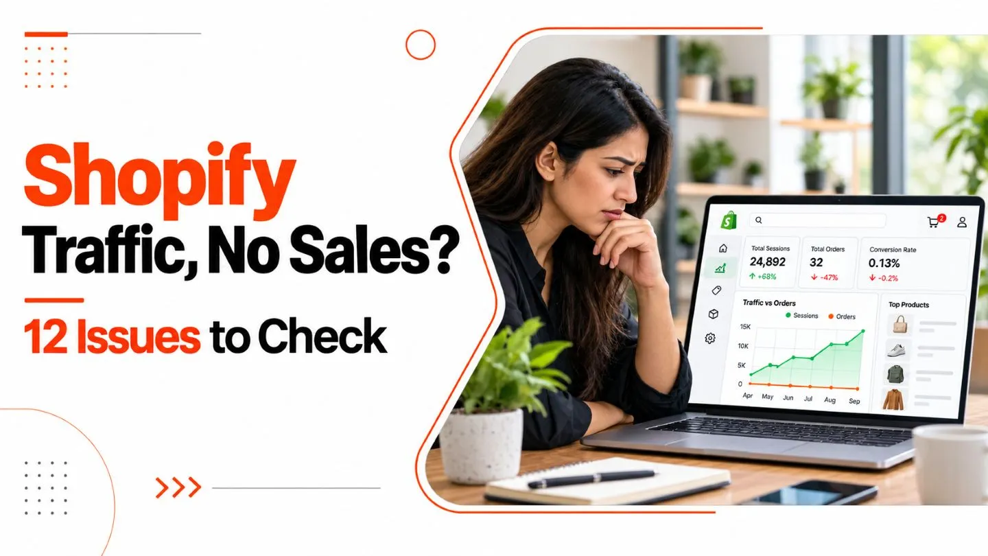 Why Is My Shopify Store Getting Traffic but No Sales? 12 Issues to Check